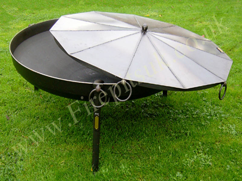 Snuffer Lid, Round Snuffer Fire Pit Cover