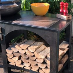 Complete Outdoor Kitchen Fire Pit Close up of Work Station - Firepits UK - LoRes 600x600