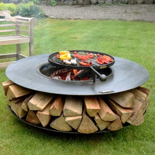 Fire Pit Safety Rail, Firepit Accessories, Fire Pit Barrier, Fire Pit Tools