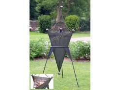 Patio Heater Crown Fire Pit Lifestyle - Firepits UK - WEB - Lo Res