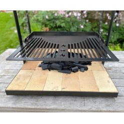Katherine Wheel BBQ Fire Pit Base and Grill Lifestyle - FirepitsUK - WEB - LoRes