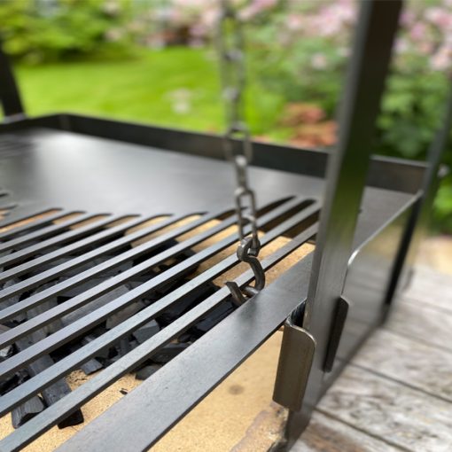 Katherine Wheel BBQ Fire Pit Grill Attachment Lifestyle - FirepitsUK - WEB - LoRes