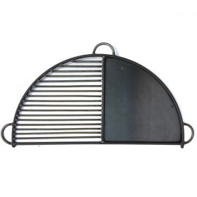 Half Moon BBQ Rack Plate and Bar - Firepits UK - CUT OUT Square - WEB - Lo Res