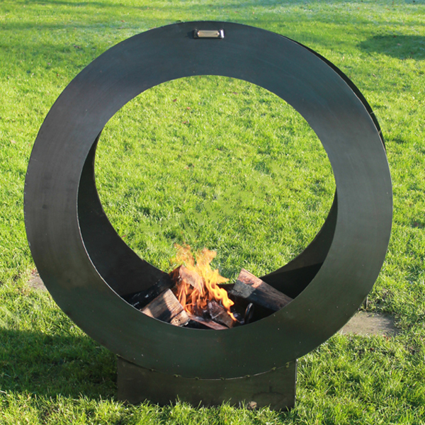 Vertical Fire Ring 120 Stylish, Diy Fire Pit With Steel Ring