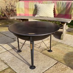 V60 Fire Pit - Lifestyle with lid - Firepits UK - WEB - Lo Res