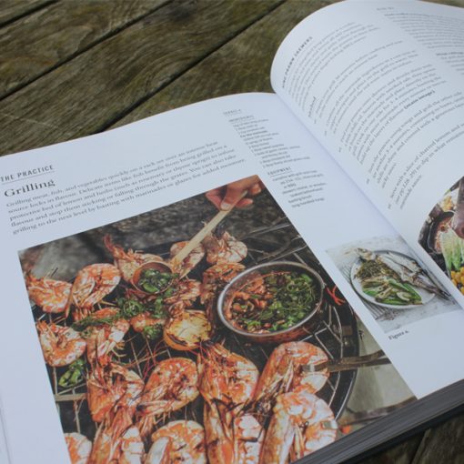 The Artisan Kitchen - Recipe book by James Strawbridge - Lifestyle open book1 - Firepits UK - WEB 600x600 - Lo Res