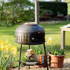 Dome Pizza Oven on Stand - Lifestyle - Firepits UK - PP23 - 600x600LoRes465