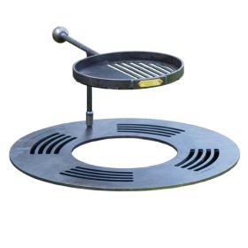 BBQ Ring with Warming Swing Arm - CUT OUT - Firepits UK - WEB 600x600 - Lo Res