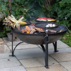 mini outdoor firepit plates