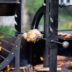 Chicken on Rotisserie of Asado Primera - Lifestyle - Firepits UK - PP23 - LoRes 334600x600
