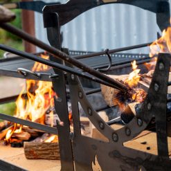 Asado BBQ with Log Store - fire close up - Lifestyle - LoRes647600x600